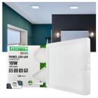 Kit 06 Painéis LED Taschibra Lux 18W Quadrado Sobrepor