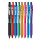 Kit 08 Caneta Esferográfica 1.0mm Wow Retrátil Ponta Média PENTEL