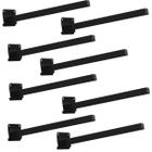 Kit 08 Suportes Inclinação Haste De Refletor Led Parede Fachada Banner Base Inclinada 100 Cm