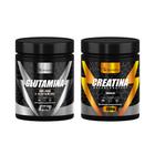 Kit 1 Creatina Turbo X3 Monohidratada 300g + 1 Glutamina Pura 100% Pura 300g - Denavita