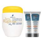 Kit 1 Creme Hidratante com Filtro Solar Tarta Rugas + 2 Protetor Solar Protesol 30 FPS