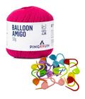 Kit 1 Fio Balloon Amigo - Pingouin + 10 unidades de marcadores de ponto cadeado