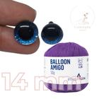 Kit 1 Fio Balloon Amigo - Pingouin + Olhos com glitter azul 14 mm