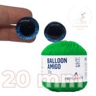 Kit 1 Fio Balloon Amigo - Pingouin + Olhos com glitter azul 20 mm