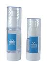 Kit 1 frasco airless 30ml e 1 frasco 15ml transparente spray de viagem para locoes e cosmeticos