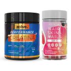 Kit 1 Pote Creatina + Gummie Hair, Skin & Nails: Bem-estar