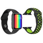 Kit 1 Relógio Inteligente SmartWatch W26 Tela Infinita Preto Android iOS + 1 Pulseira Extra Sport Preto com Verde