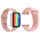 Kit 1 Relógio Inteligente SmartWatch W26 Tela Infinita Rosa Android iOS + 1 Pulseira Silicone Rosa