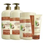 Kit 1 Shampoo 1 Condicionador 1 Banho Umectante 1L + 1 Finalizador 150ml