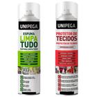 Kit 1 Spray Impermeabilizante de Tecidos + 1 Espuma Limpa Tudo