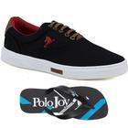 Kit 1 Tênis Casual E 1 Chinelo Polo Joy