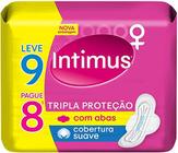 Kit 10 Absorventes Intimus Gel Malha Suave c/ Abas Lv 9 Pg 8