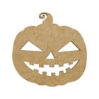 Kit 10 Aplique AbÓBora Pumpkin Sorrindo Halloween 5x5 Mdf Madeira