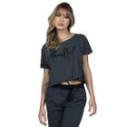 Kit 10 Blusas Casuais Gratidão Cropped Estampada Feminina