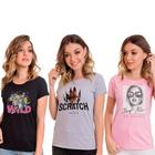 Kit 10 Blusas T-shirts Feminina Roupas Atacado Revenda Camiseta