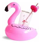 KIT 10 Boia Porta Copo Flamingo Flutuador P/ Praia Piscina