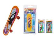 Kit 10 Brinquedos Skate de Dedo Esporte Radical Sortido
