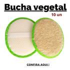Kit 10 Bucha Vegetal Para Banho Esfoliante Totalmente Natural