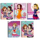 Kit 10 Caderno Lindinhas 96 Folhas Arame Com Pauta Capa Dura