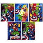 Kit 10 Caderno Tilibra Os Vingadores Arame Capa Dura 80 Fls