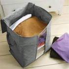 Kit 10 caixa dobravel guarda roupa armazenamento grande 50cm organizador cobertor brinquedo armario