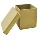 kit 10 Caixa Sapato MDF Cru 8x8x8