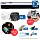 Kit 10 Câmeras Intelbras VHD 1230 B Full HD 1080p Bullet Visão Noturna de 30 metros IP67 + Dvr Intelbras MHDX 3116-C 16 Canais