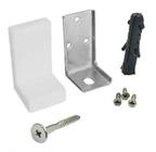 Kit 10 Cantoneira Suporte Aéreo De Branco Com Capa Completo