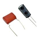 Kit 10 Capacitores Bipolar 47X100 e 10 de Poliester 2m2x250