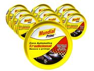 Kit 10 Cera Automotiva Tradicional Renova e Protege Mundial Prime 200G