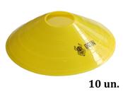 Kit 10 Cones Chapéu Chinês Amarelo Pack com 10 - Odin Fit