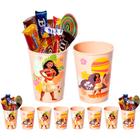 Kit 10 Copos de Doces e Lembrancinhas para Festa Infantil Moana