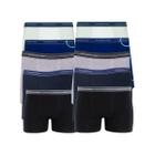 Kit 10 Cuecas Box Boxer Lupo Algodão Cotton Masculina Lupo