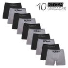 Kit 10 Cuecas Boxer Algodão Masculino Box Sem Costura Zorba