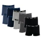 Kit 10 Cuecas Boxer Mash Adulto Em Cotton