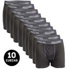 Kit 10 Cuecas Boxers Masculinas Poliéster/Elastano Confortavel Polo State
