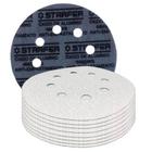 Kit 10 Disco De Lixa Branco 180Mm Grão 120 - Starfer