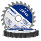 Kit 10 Discos Serra Circular allflex Videa 4.3/8P 24 Dentes