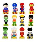 Kit 10 Display Mesa Super Herois Cute Festa Decoração 20cm - RS Displays