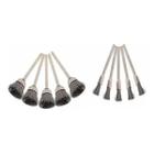 Kit 10 Escovas Com Fios De Aço Para Mini Retifica Dremel
