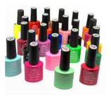 Kit 10 Esmaltes Gel 7.5Ml D&Z/Lirio/Bella Rosa Unhas Uv Led