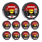 Kit 10 Fita Isolante 3M Imperial 18MM X 10M