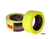 kit 10 Fitas Crepe 3m Automotiva Alta Performance 48mmx40m