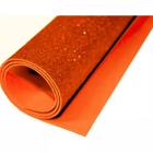 Kit 10 Folhas Eva Emborrachado Com Glitter 40 X 48cm LARANJA