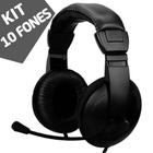 Kit 10 Fones Headset Para Lan House Cyber O F E R T A