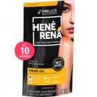 Kit 10 Henê Gel Preto Natural 180g - Embelleze