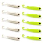 Kit 10 Iscas Artificiais Para Pesca Monster 3X E-Shad 12cm