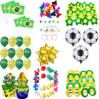 Kit 10 Itens Copa Do Mundo Brasil Bandeirinha Óculos Balão - Bolinha Magica