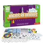 Jogo 5 Em 1 Ludo Xadrez Chines Dama Hipismo Xadrez Pç 6,5 Cm