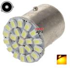 Kit 10 lampada 22 led bau15s 1 polo py21w 1056 3014 laranja ambar 12v - MFL